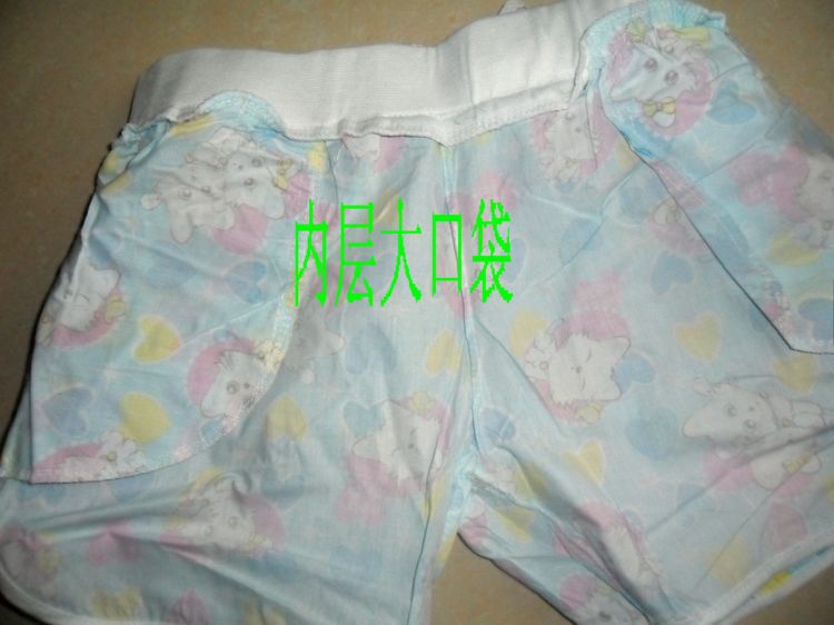 【2013新款 少女格子卡通<em>西装短裤</em> 松紧瘦MM