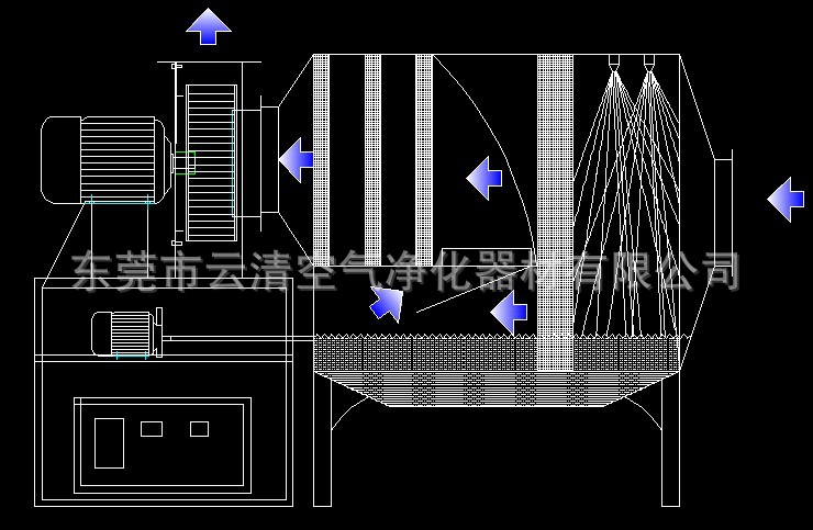 废气处理成套设备-厂家订做再生塑料废气处理