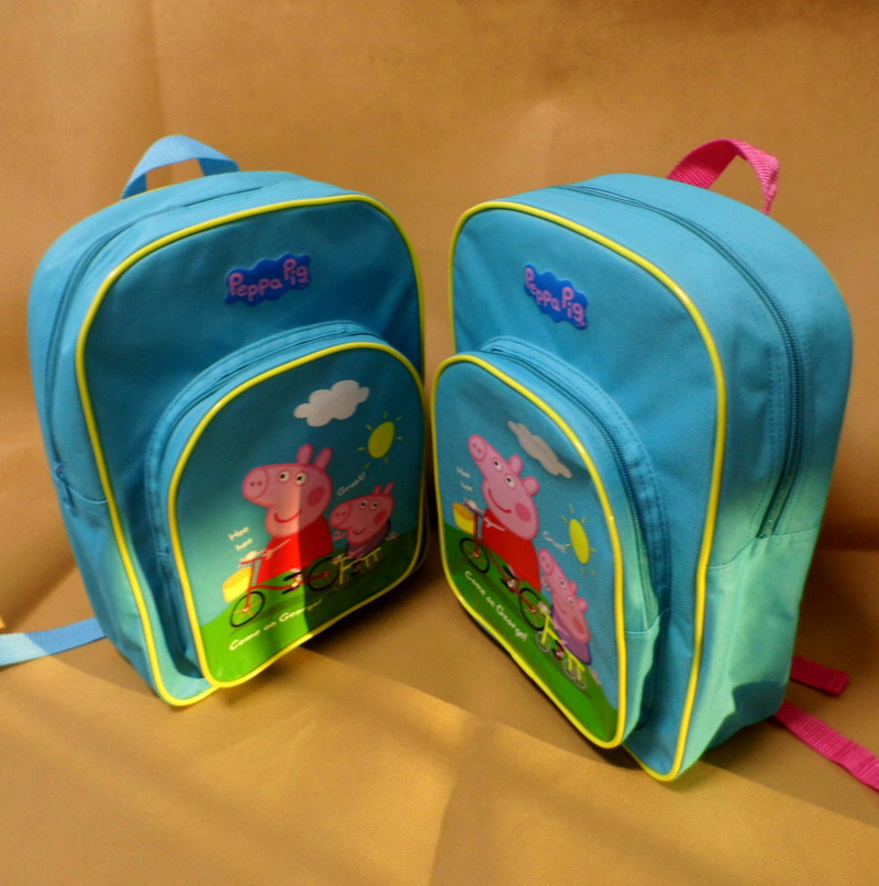 <em>书包</em>-peppa pig <em>粉红猪小妹</em> 学生<em>书包</em> 大号双肩