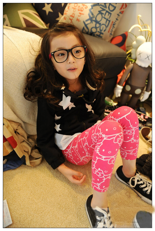 2013超萌秋款hello Kitty內搭褲 女童內搭褲 奧戴爾全棉內搭褲工廠,批發,進口,代購