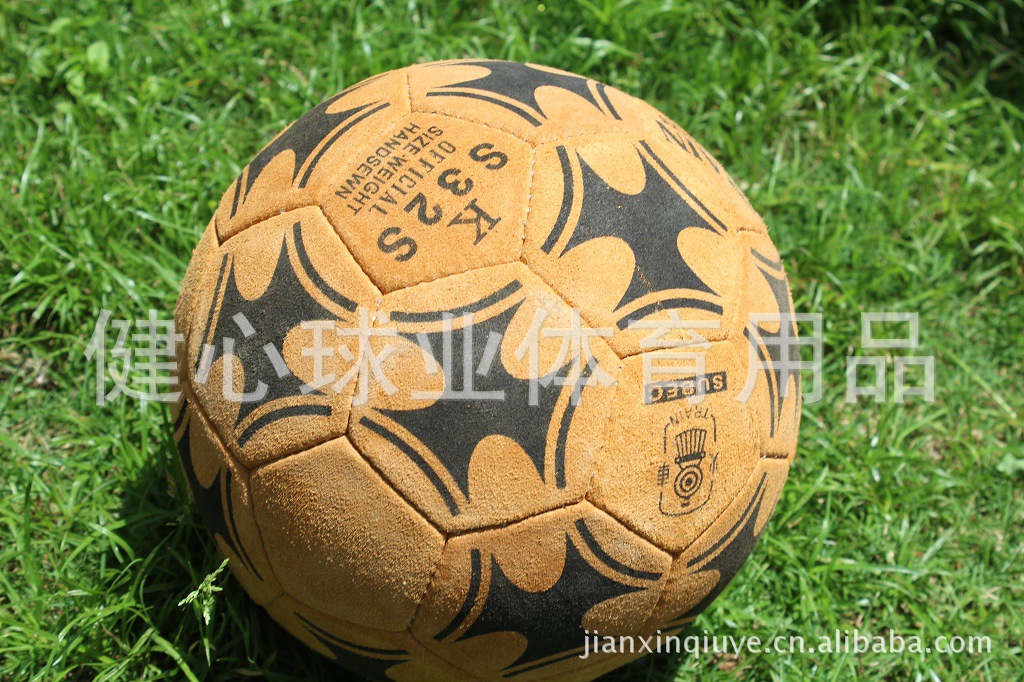 足球-现货 足球批发工厂 真皮足球 健心手缝足