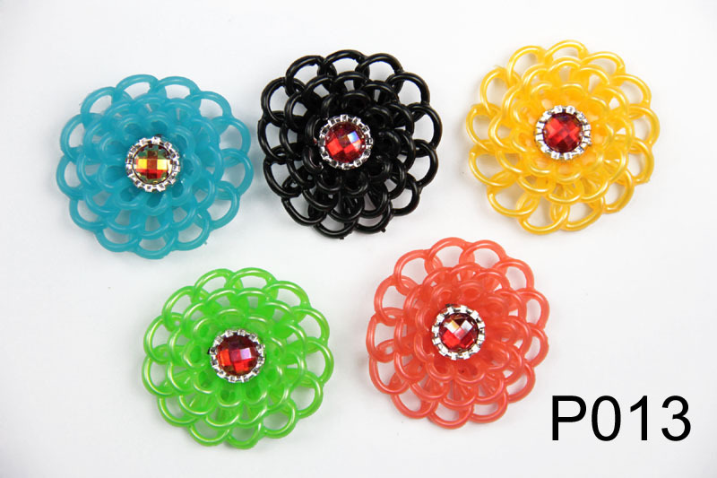 【新款PVC鞋花 鞋面饰品 鞋子饰扣 布艺鞋花批