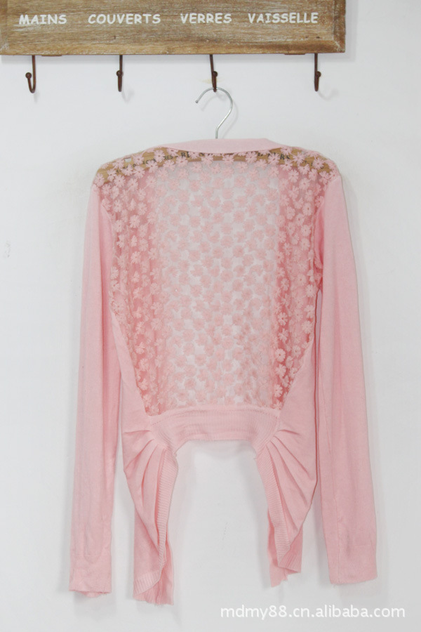 【2013新款女装韩版 10126<em>丝光棉</em>镂空拼接披