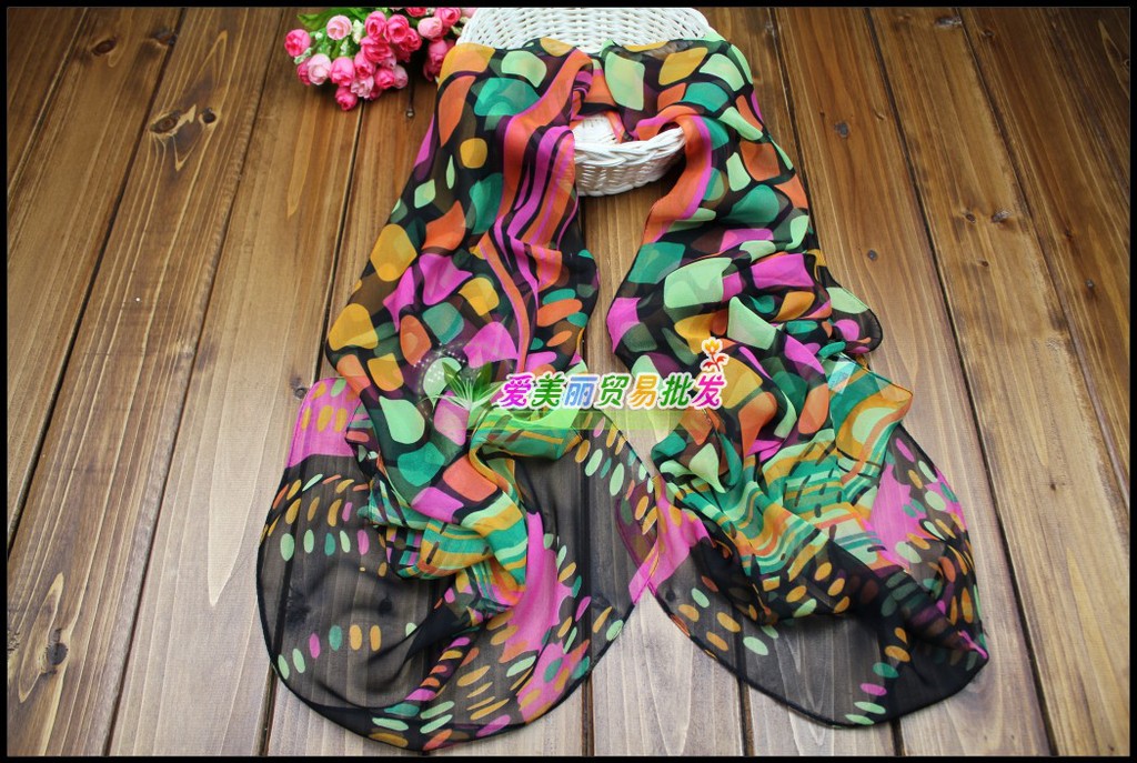 2013春秋新款 新款乔其丝巾方块围巾丝巾批发