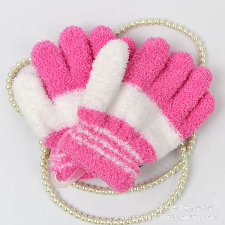 批发采购手套-义乌厂家直销婴儿手套儿童珊瑚