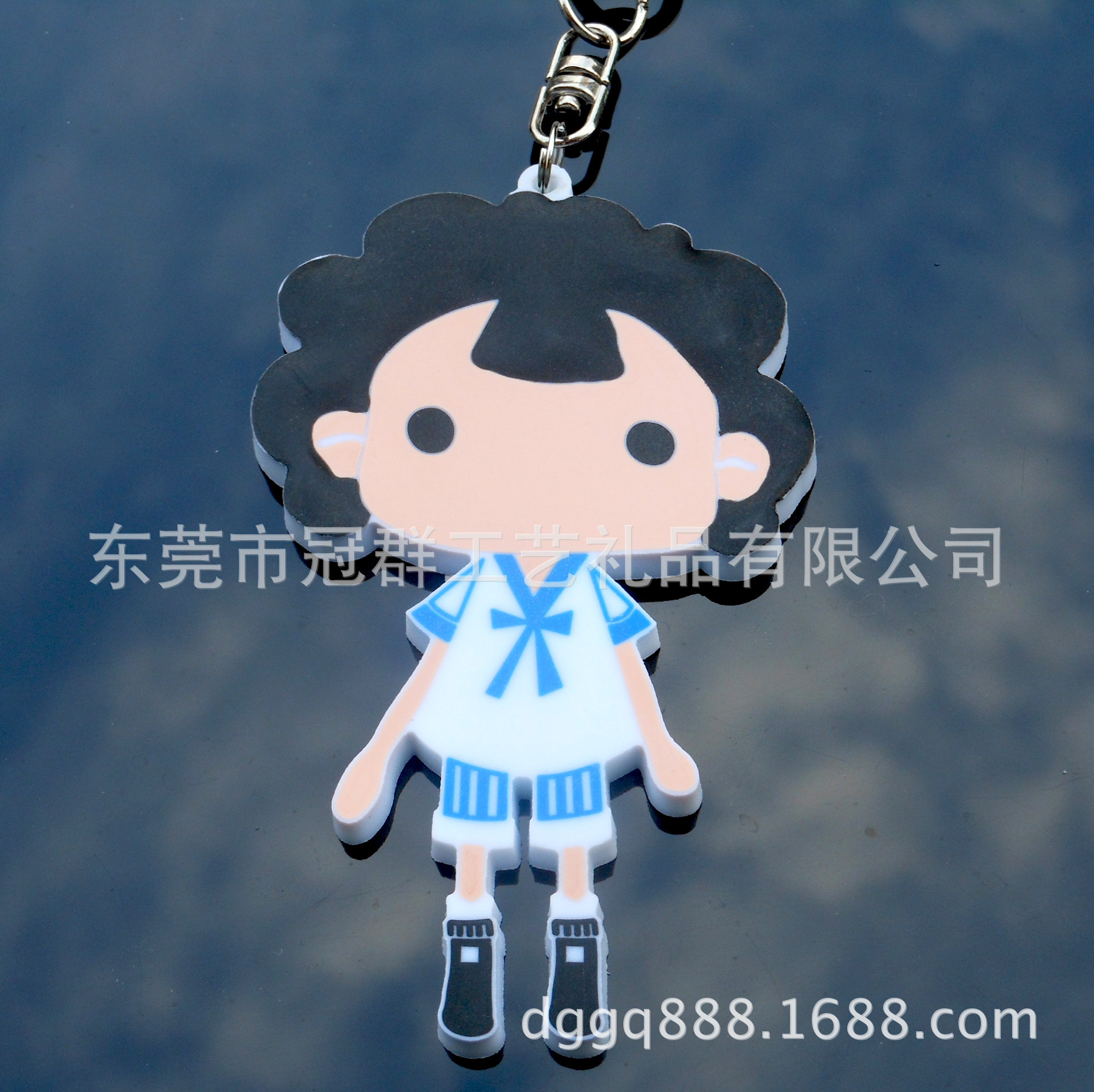 孜孜女孩钥匙扣05