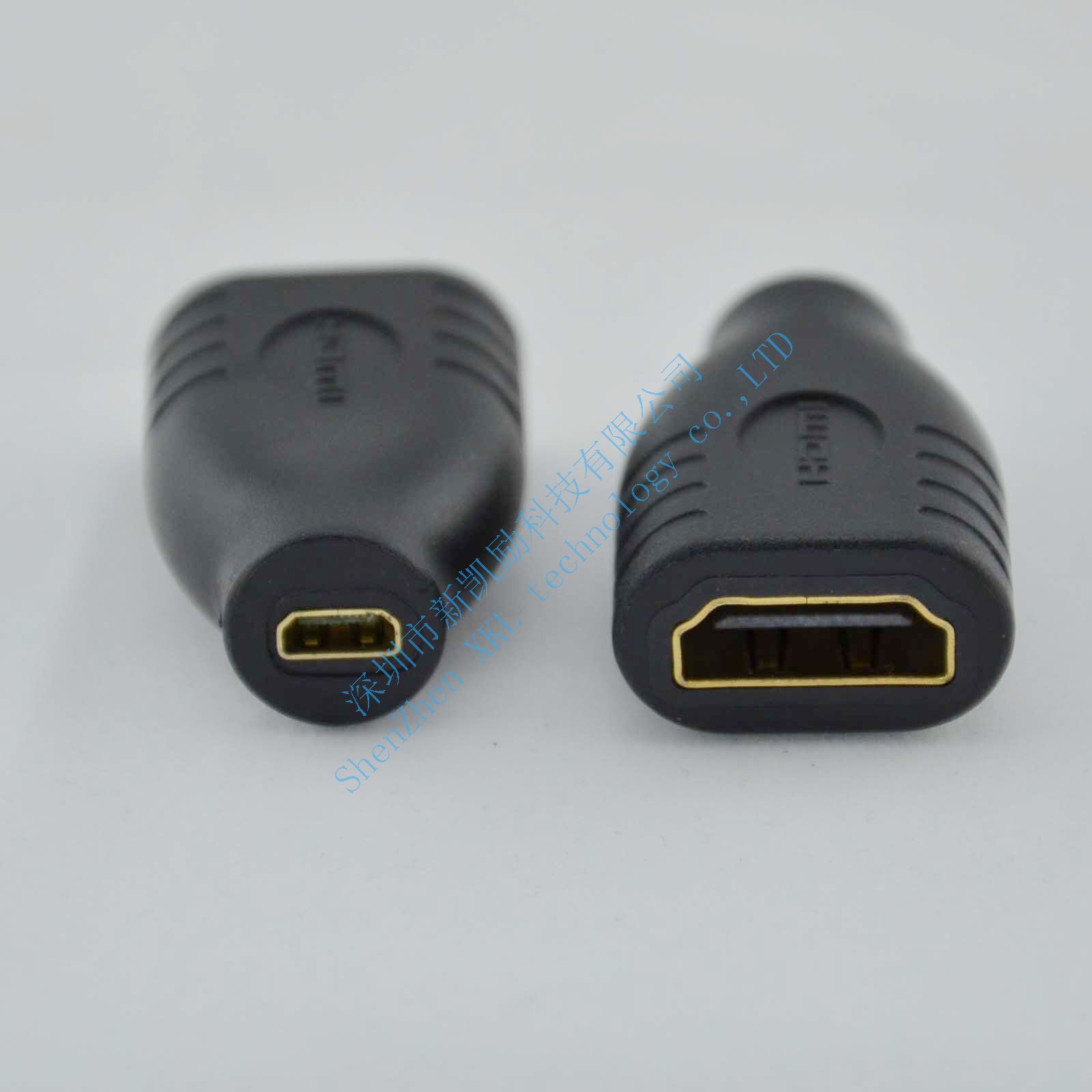 【Micro HDMI母头转HDMI母头 HDMI母对micr