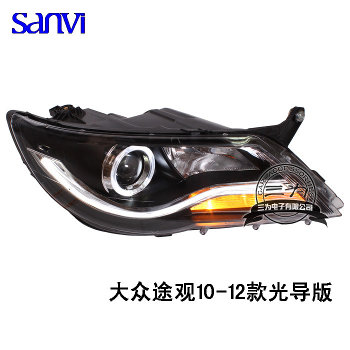 远征大众途观大灯光导款