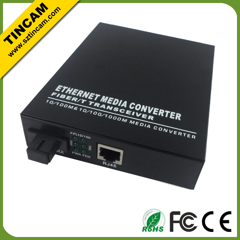 media converter SC Single fibe