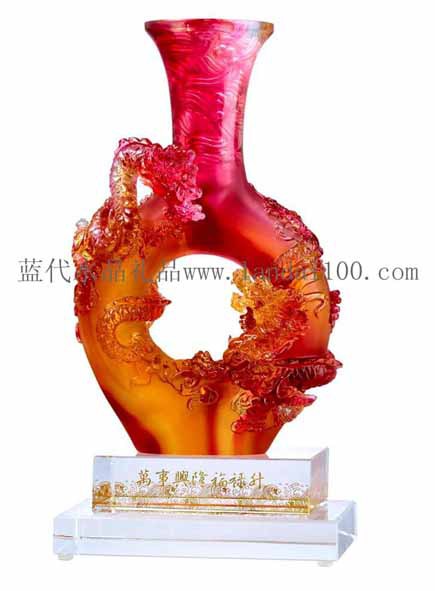 万事兴隆福禄升（红）