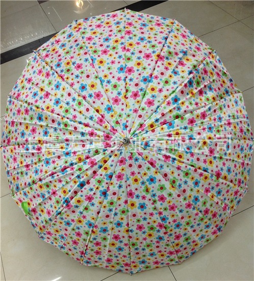 55cm*14mm*8K自動色丁傘