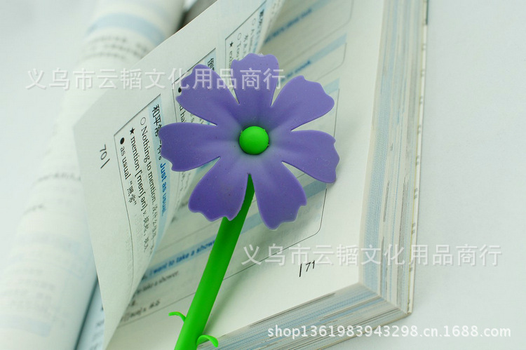 小花弯曲笔-12
