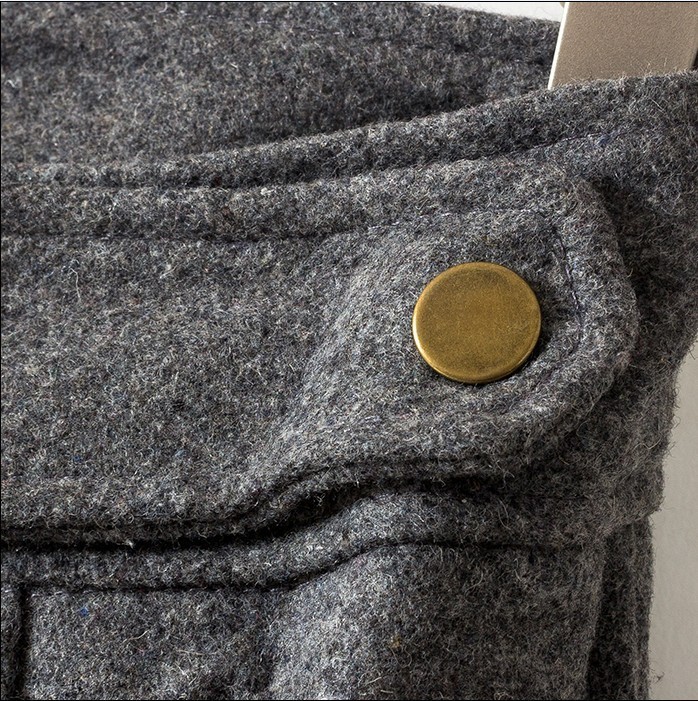 【A446 <em>秋装</em>新款打底<em>短裤裙</em> 波浪边毛呢短裤女