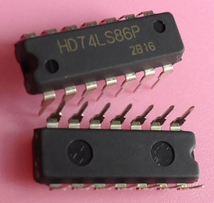 集成电路(IC)-全新原装 74LS86 HD74LS86P 四