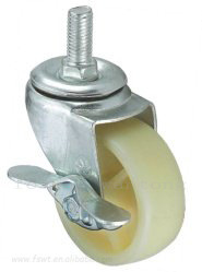 046-尼龙轮丝杆边刹