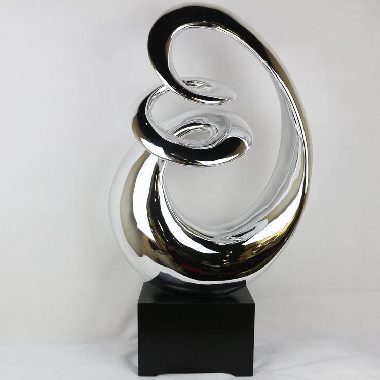 厂家直销新款树脂电镀工艺品摆件生产各种树脂