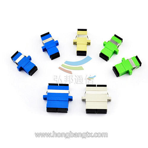 SC光纤适配器 白底