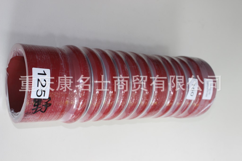 硅胶管品牌KMRG-975++499-日野变径胶管日野125X150-内径125变150X汽车硅胶管配件,红色钢丝10凸缘10直管内径125变150XL420XH135XH160-1