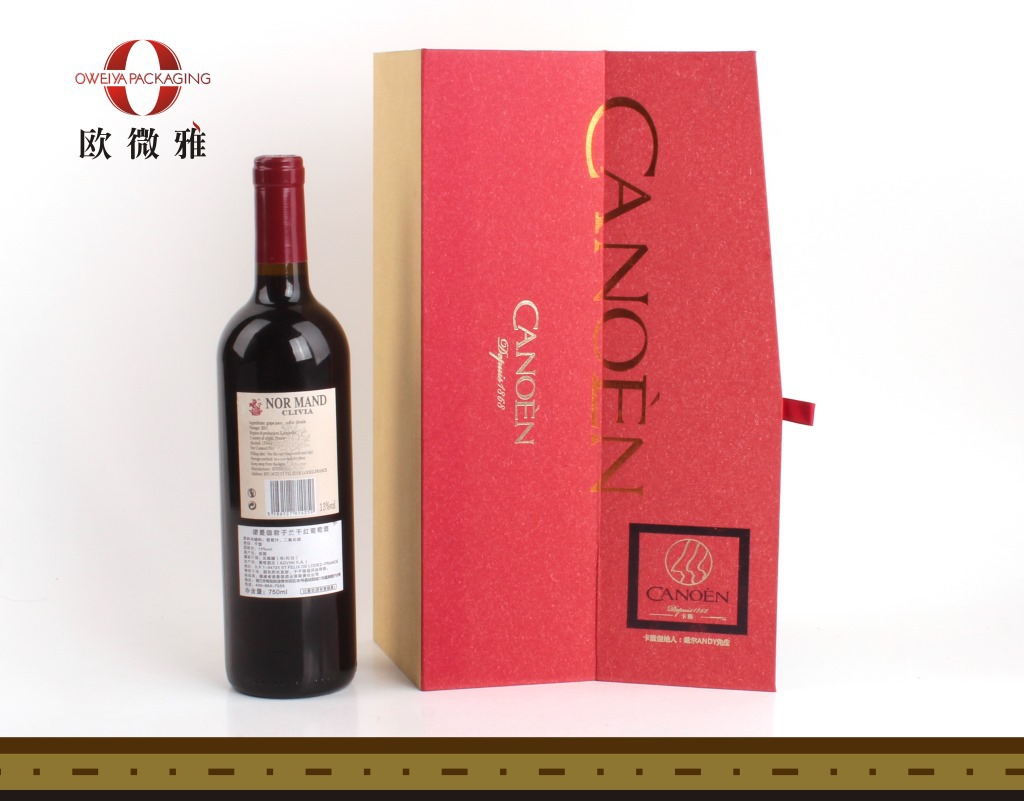 酒水、饮料包装-【温州厂家】高档红酒盒 红酒