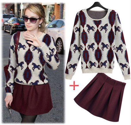 服装批发<em>2014</em>欧洲站<em>最新</em>流行<em>新款</em>圆领长袖小