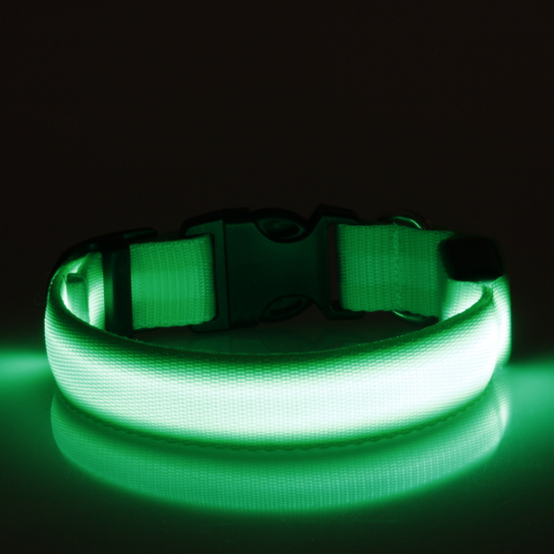 2.5cm条纹光纤狗项?个规?个颜 发光狗项 (25