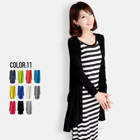 <em>春秋季</em>新款外搭女式中长款<em>长袖</em>莫代尔<em>披肩</em> 春