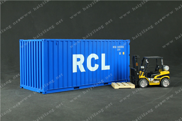 航海模型-集装箱货柜模型 宏海箱运 RCL 1:20 