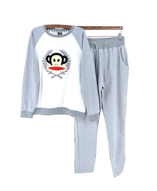 <em>正品</em>热卖款<em>睡衣批发</em>-毛圈大嘴猴女士家居睡衣