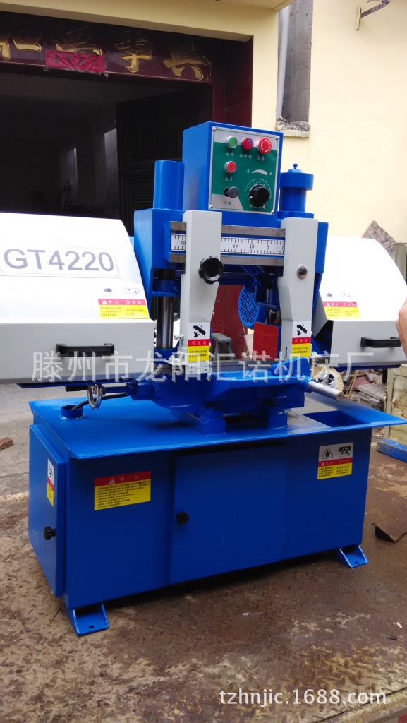 专业销售小型锯床 龙门式带锯床 GT4235金属带锯床 售后一年