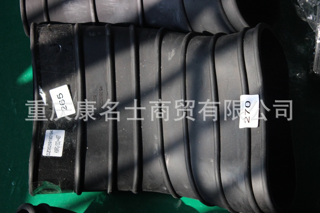 硅胶管品牌KMRG-1302++497-陕汽进气胶管DZ95259190194-汽车硅胶管配件,黑色钢丝无凸缘无异型内径265变270XL410XL400XH200XH210-7