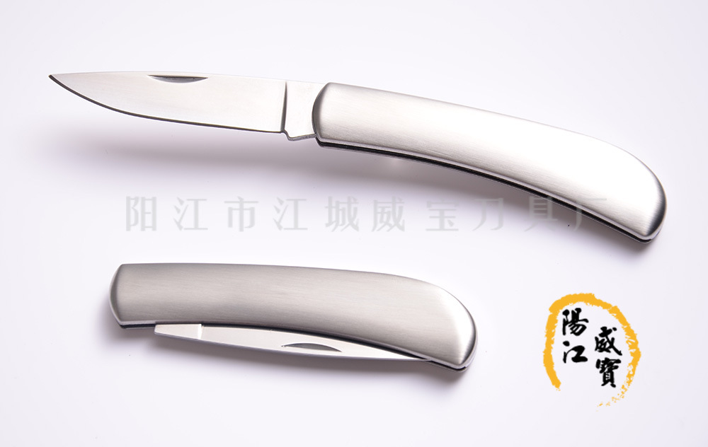 【不锈钢外壳折叠水果刀(不带锁)】