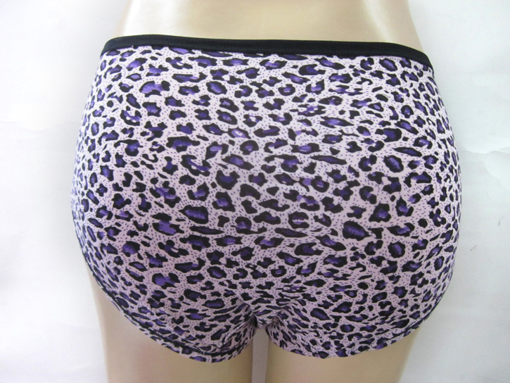 女士<em>内裤</em>-<em>义乌内裤批发</em> 印花豹纹女士三角裤 外