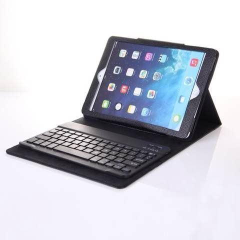 d mini蓝牙键盘 分体式三折保护皮套 ipad Airi 