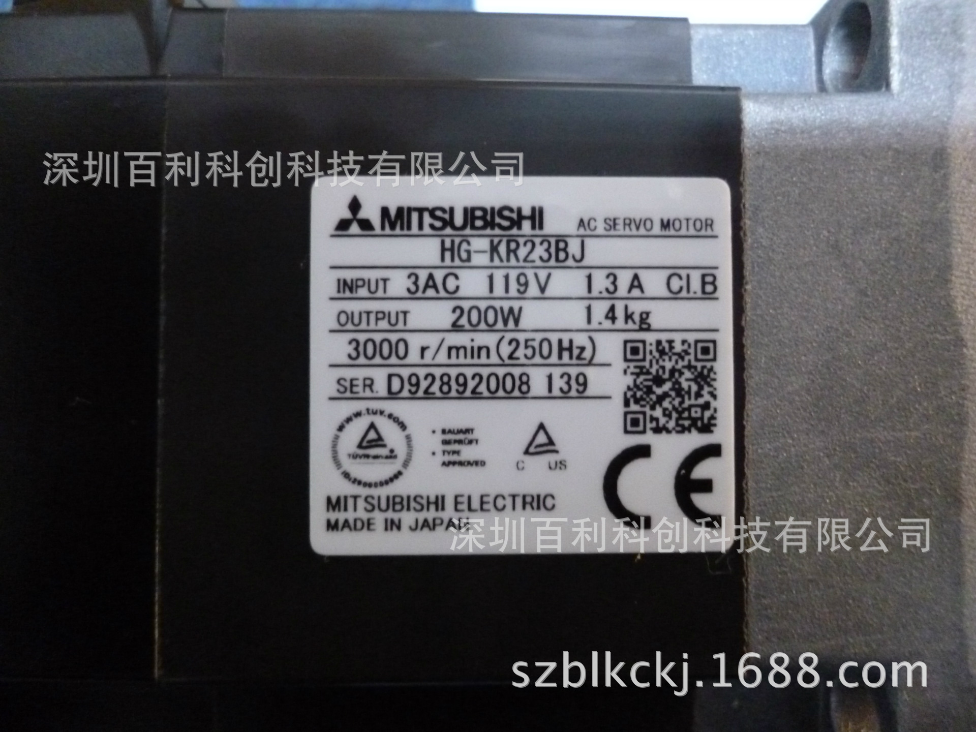 三菱 伺服电机 型号:HG-KR23B 图片
