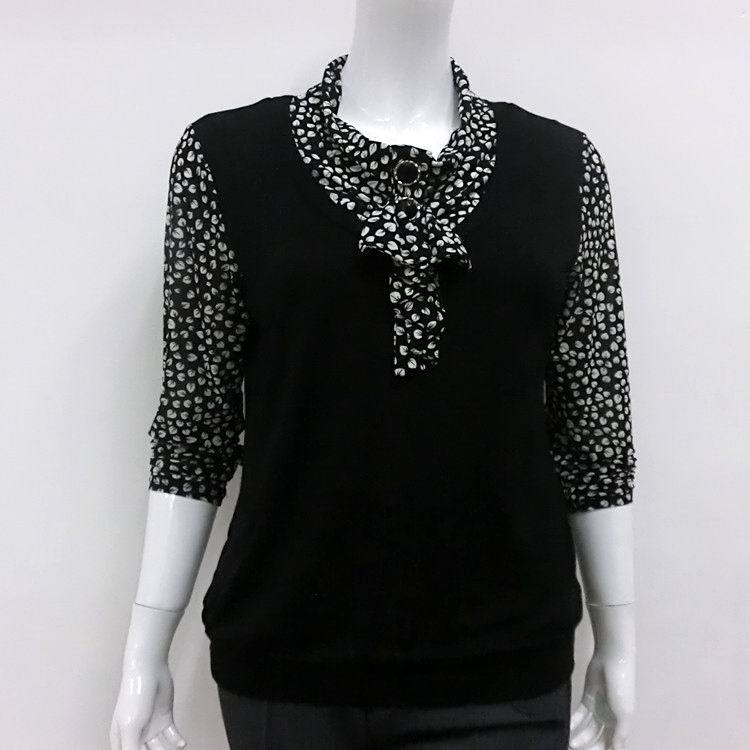 厂家批发 2014中老年春装新款 妈妈装T恤长袖