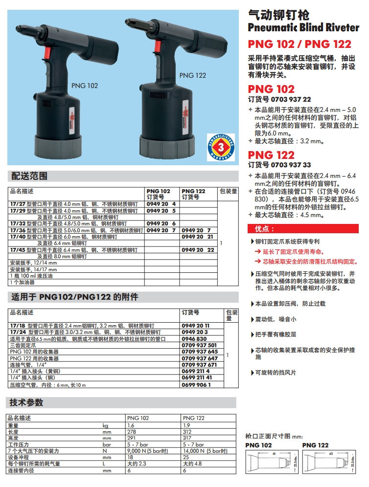 气动拉铆枪