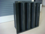 活性炭V型过滤器，活性面W型滤网，活性炭V型滤网