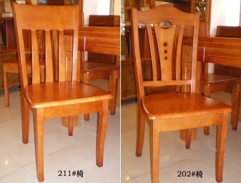 厂家直销品质保证批发橡木实木餐台餐椅225#普通款
