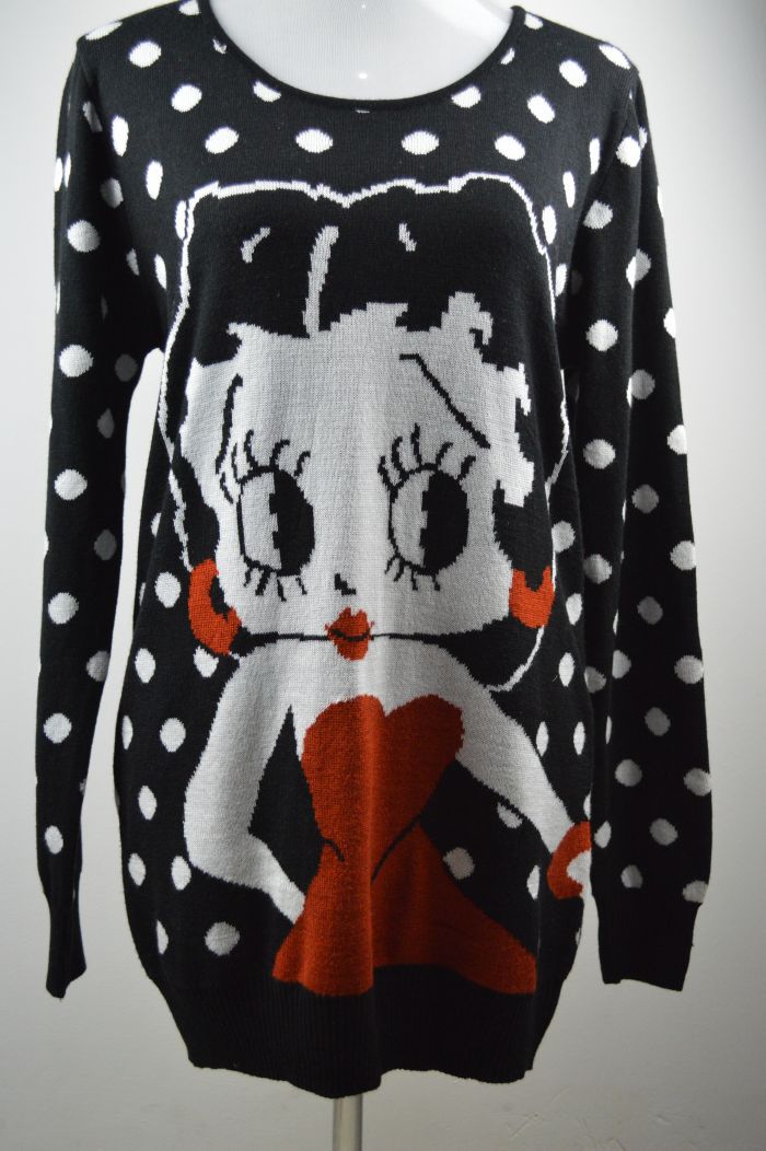 <em>批发</em>采购女式<em>毛衣-女</em>毛衣卡通图案 2014春季 