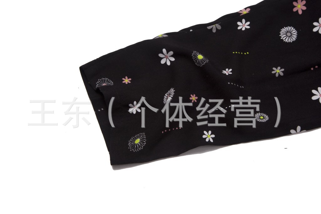 时尚太阳花印花V领连衣裙裤吊带连体裤正品尾货