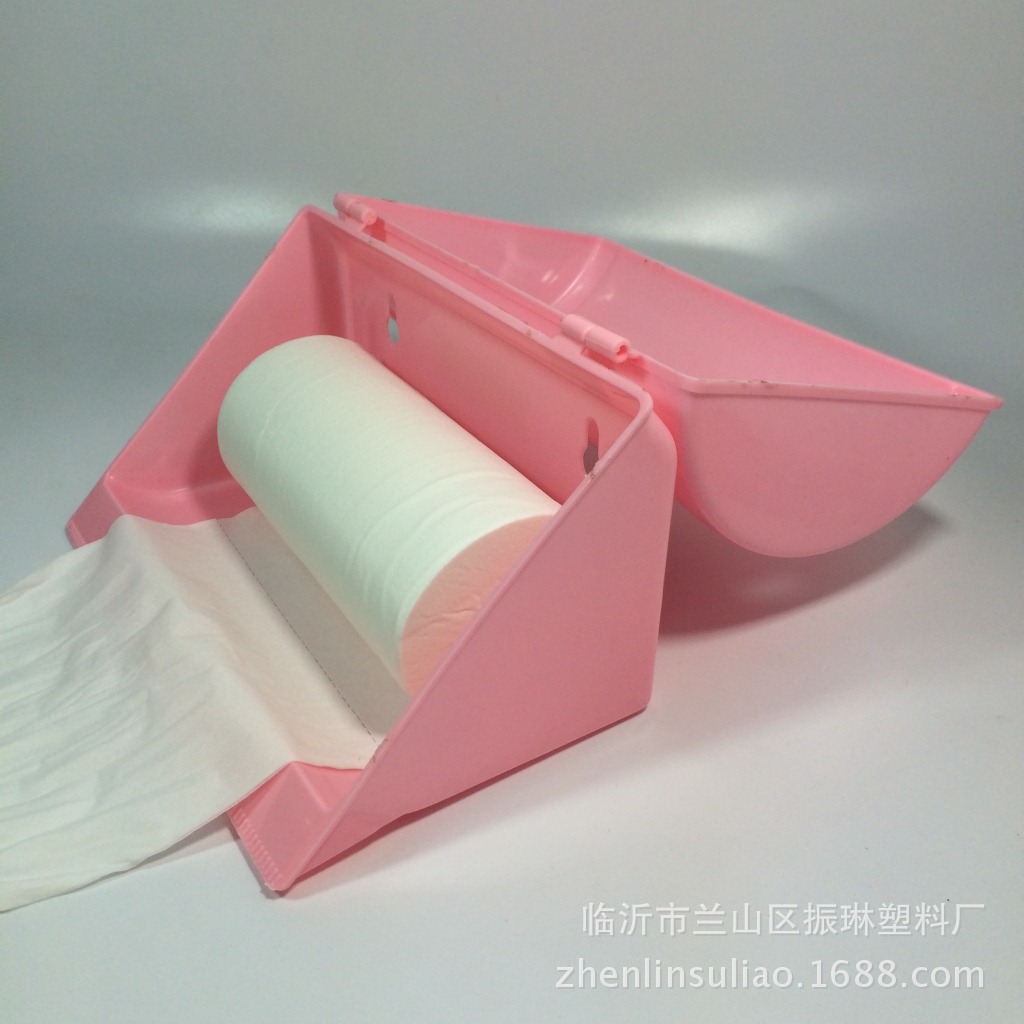 抽纸盒批发 a-54印花彩色防水吸盘厕所洗手间专用卷纸盒 抽纸桶