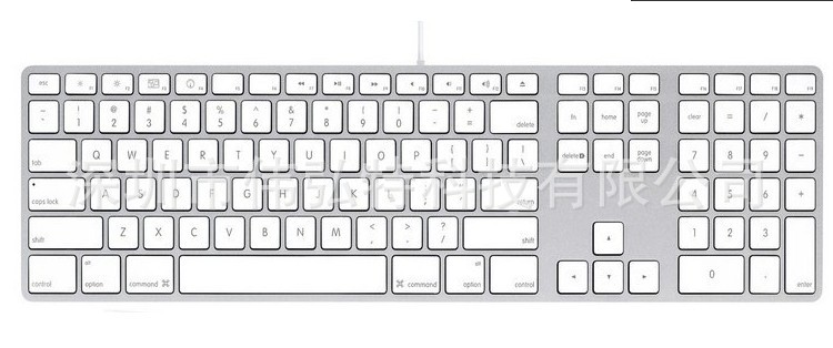 【厂家供应 苹果台式机键盘膜 imac G6专用键