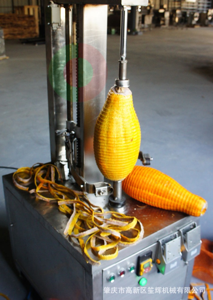 果蔬加工设备-供应立式哈密瓜削皮机,可削西瓜