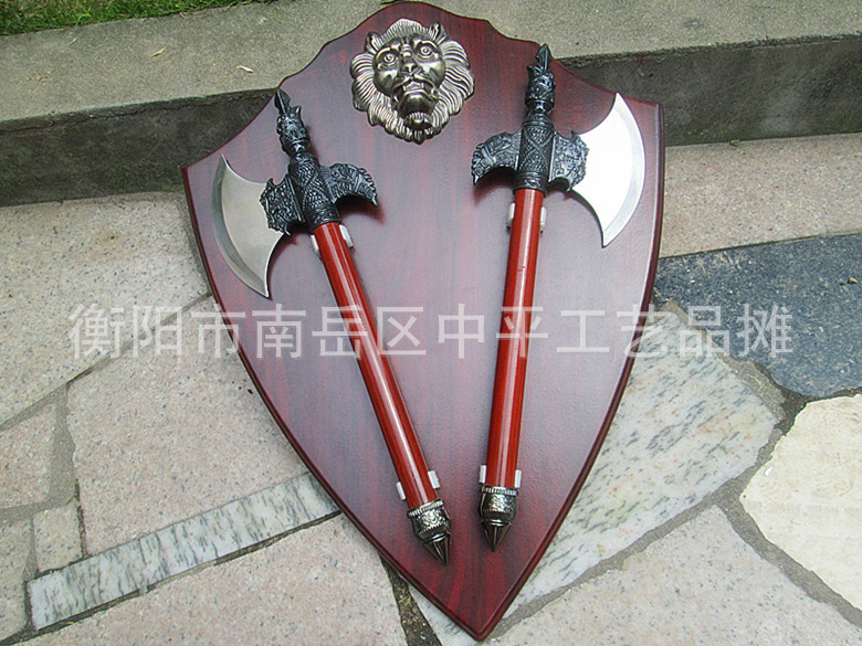 厂家直销优质挂板斧头 镇灾辟邪 正气凛然 精品挂板剑斧头 批发