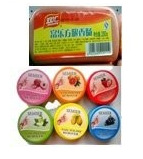 贴标机械-化妆品粉饼盒子底部防伪标\/条码标签