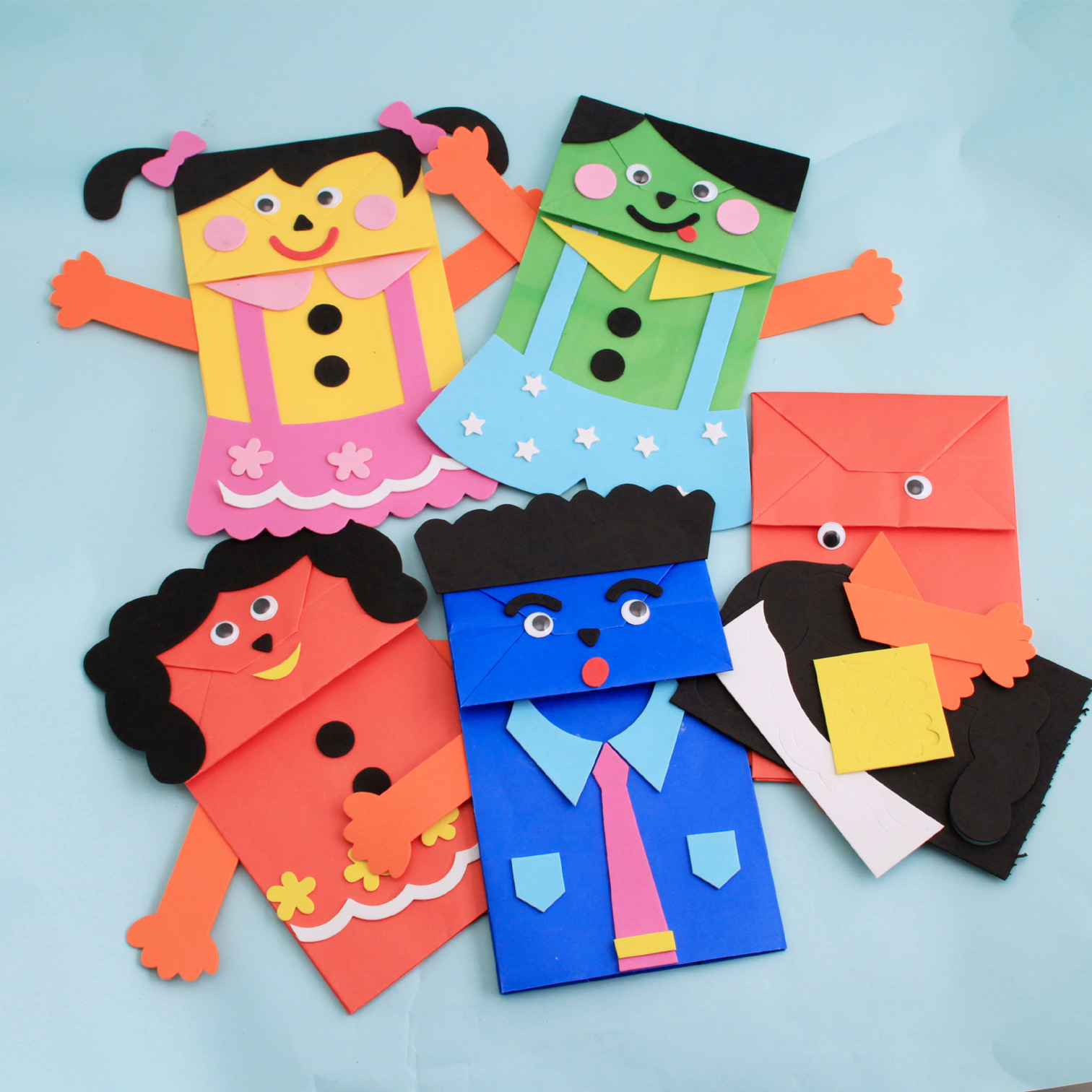 手偶-春晚 美国原单Puppet超大号红衣男孩手偶