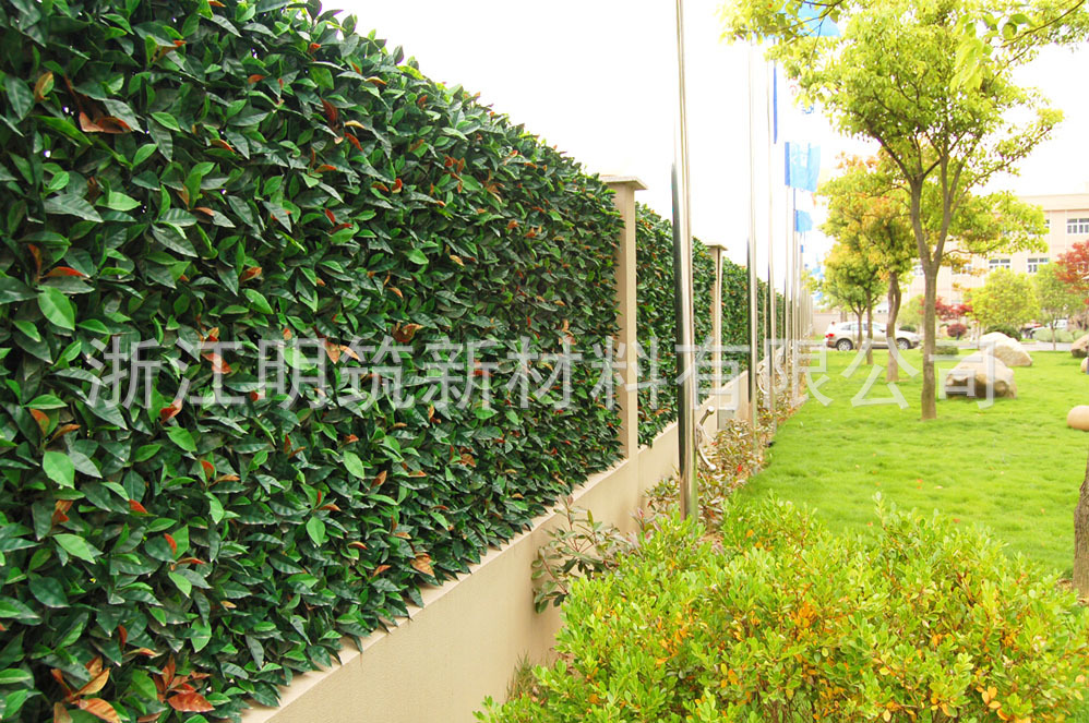 仿真绿植墙装饰|仿真植物墙安装|墙体立体绿化|找明筑新材料