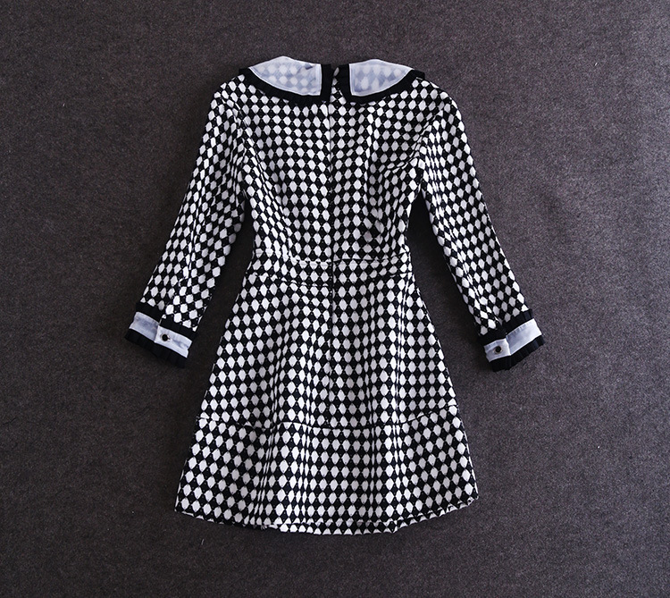 批发采购连衣裙-2014初秋新款女 装明星同款毛