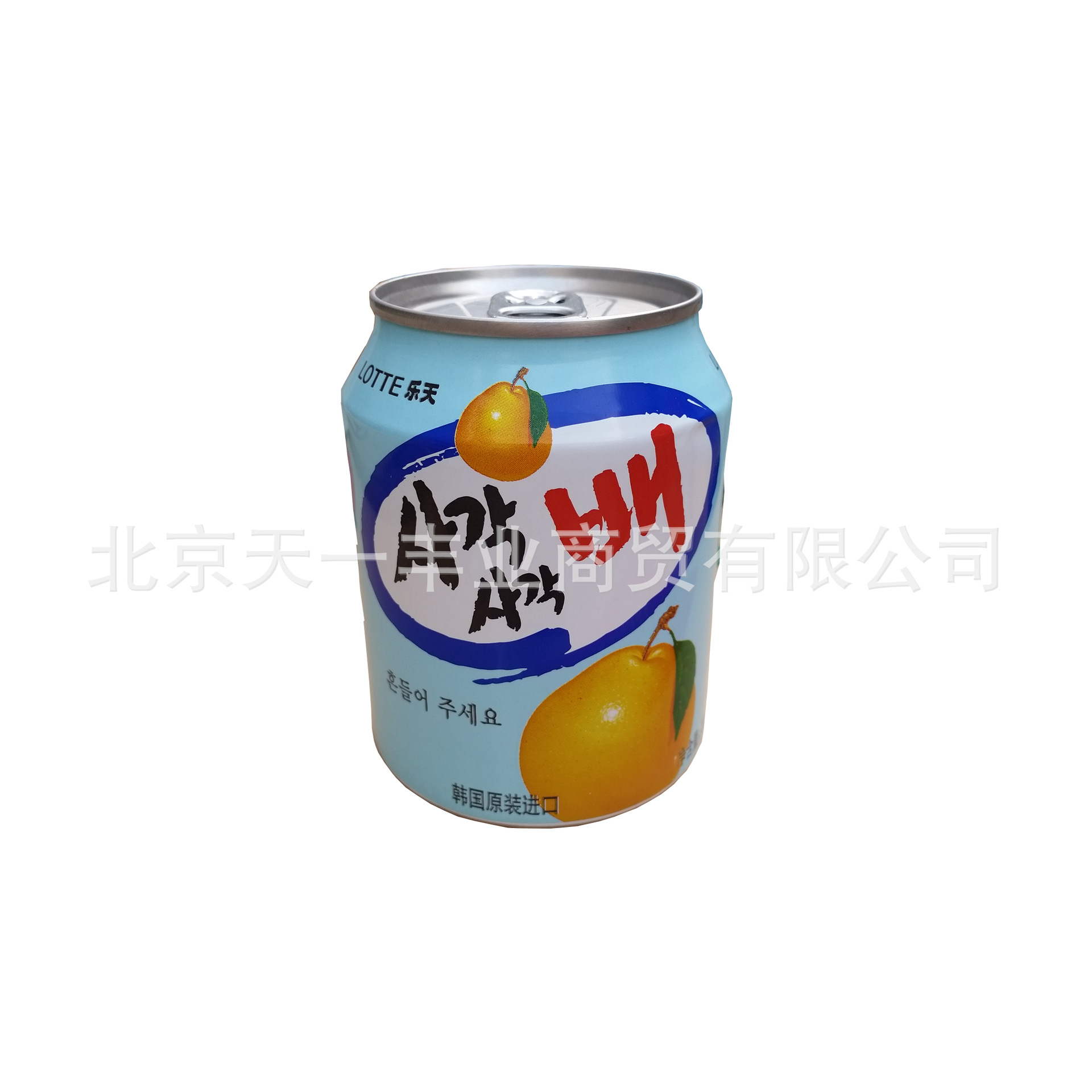 韩国乐天饮料 乐天梨汁 果肉浓缩果汁 礼盒礼品装 238ml*72/箱