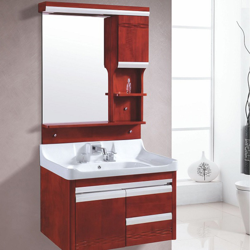 高档卫浴家具 时尚现代洗脸盆组合柜橡木浴室柜厂家批发7006 图片_高清大图 - 阿里巴巴